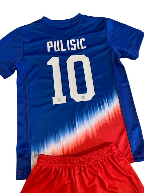 Christian Pulisic Soccer Jersey Set 2 Piece Kit Toddler & Youth