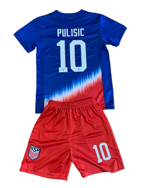 Christian Pulisic Soccer Jersey Set 2 Piece Kit Toddler & Youth