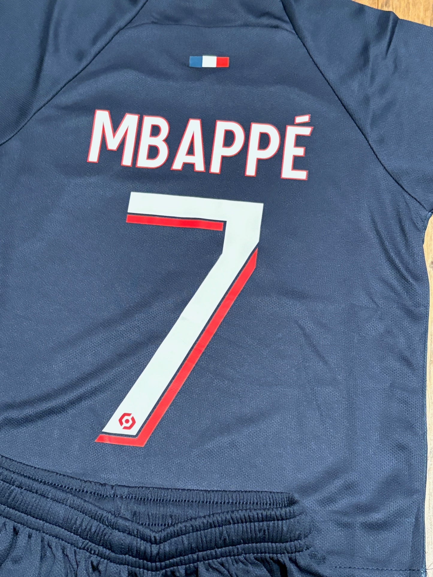 Kylian Mbappe Kids PSG Soccer Jersey Set - Toddler & Youth Sizing