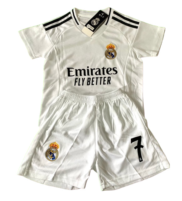 Vini Jr Kids Youth Toddler Soccer Kit Real Madrid