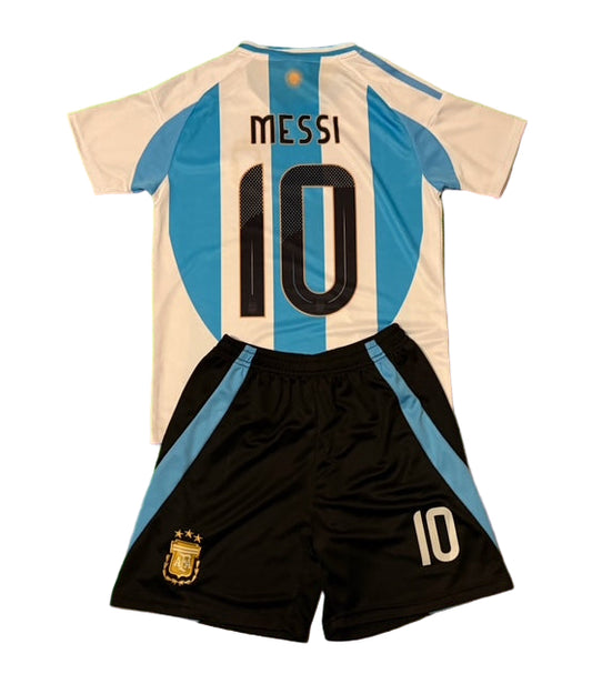 Boys Lionel Messi Argentina Soccer Set Youth Toddler Kit